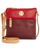 Giani Bernini Colorblock Nappa Leather Crossbody, Created For Macy's