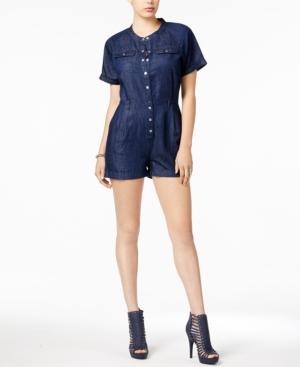 Guess Boiler Chambray Romper
