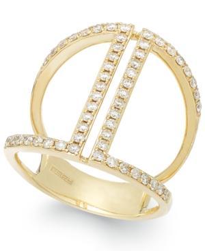D'oro By Effy Diamond Ring In 14k Gold (5/8 Ct. T.w.)