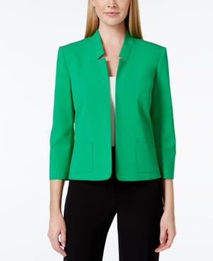 Tahari Asl Petite Open-front Jacket