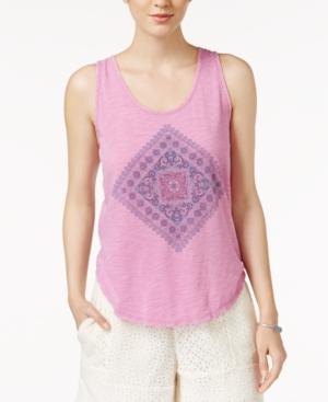 Lucky Brand Printed Tank Top