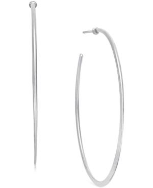Studio Silver Hoop Earrings In Sterling Silver