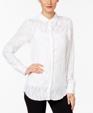 Catherine Catherine Malandrino Burnout Blouse