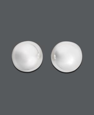 Giani Bernini Sterling Silver Earrings, Button Stud