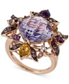 Le Vian Crazy Collection Multi-stone (6-1/3 Ct. T.w.) And Diamond (1/5 Ct. T.w.) Ring In 14k Rose Gold