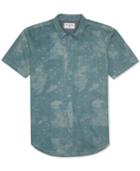 Billabong Revival Diamond Print Short-sleeve Button-down Shirt
