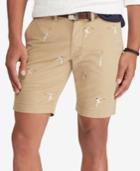 Polo Ralph Lauren Men's Stretch Slim Fit Embroidered Chino Shorts