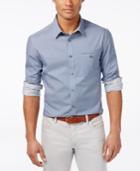 Kenneth Cole Reaction Men's Slim-fit Dobby Long-sleeve Shirt