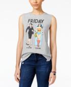 Warner Bros Juniors' Wonder Woman Friday Night Graphic Tank