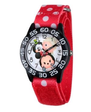 Disney Minnie Mouse, Elsa And Goofy Girls' Black Plastic Time Teacher Watch