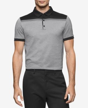 Calvin Klein Men's Colorblocked Jacquard Polo