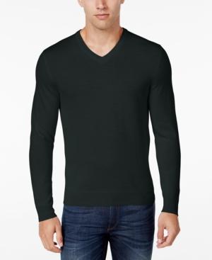 Club Room Men's Big And Tall Merino Wool V-neck Sweater, Only At Macy's