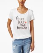 Rachel Rachel Roy French Graphic T-shirt