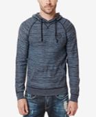 Buffalo David Bitton Men's Watext Space-dye Graphic-print Hoodie
