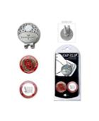 Team Golf Oklahoma Sooners 2-pack Ball Marker And Cap Clip Set