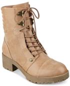 G By Guess Meara Lace-up Moto Booties Women's Shoes