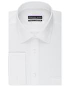 Geoffrey Beene Non-iron Big And Tall Textured Sateen Solid French Cuff Dress Shirt