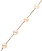 Effy Cultured Freshwater Pearl Station Bracelet (5-1/2-6mm) In 14k Gold (also Available In 14k White Gold And 14k Rose Gold)