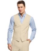 Inc International Concepts Smith Linen-blend Vest
