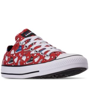 Converse Unisex Chuck Taylor Low Hello Kitty Casual Sneakers From Finish Line