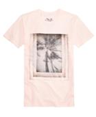 Univibe Men's Faded Palm-print T-shirt
