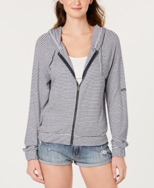 Roxy Juniors' Cloudy Skies Striped Hoodie
