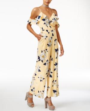 J.o.a. Ruffled Off-the-shoulder Jumpsuit