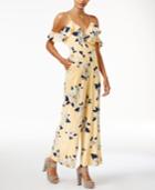 J.o.a. Ruffled Off-the-shoulder Jumpsuit