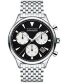Movado Men's Swiss Chronograph Heritage Stainless Steel Bracelet Watch 43mm 3650014