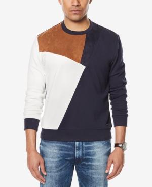 Sean John Men's Paneled Colorblocked Sweatshirt