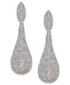 14k White Gold Diamond Fancy Drop Earrings (1-1/5 Ct. T.w.)
