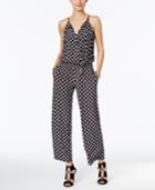 Inc International Concepts Petite Printed Wide-leg Jumpsuit, Only At Macy's