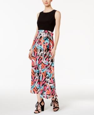 Nine West Printed Maxi Dress