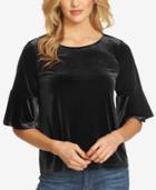 Cece Velvet Top