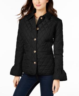 Charter Club Quilted Bell-sleeve Jacket, Created For Macy's