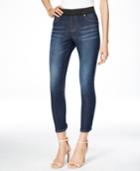 Inc International Concepts Cropped Indigo Wash Jeggings, Only At Macy's