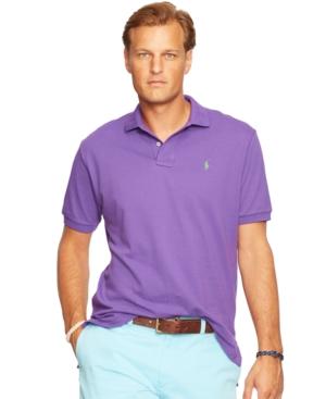 Polo Ralph Lauren Men's Big And Tall Classic-fit Mesh Polo Shirt