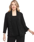 R & M Richards Plus Size Cardigan