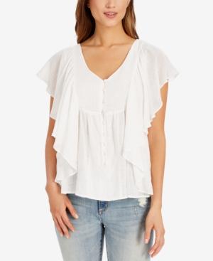Vintage America Delfina Flounce Top