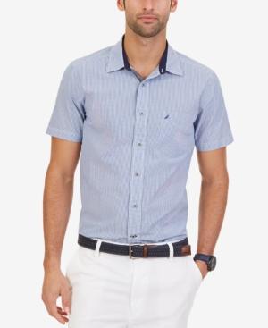 Nautica Men's Mini Gingham Short-sleeve Shirt