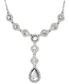 Charter Club Crystal Y-necklace Drop