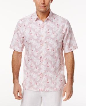 Tasso Elba Men's Leaf And Dot Print Shirt, Only At Macy's