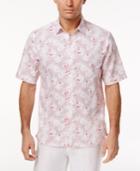 Tasso Elba Men's Leaf And Dot Print Shirt, Only At Macy's