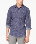 American Rag Men's Micro Floral Print Shirt, Created For Macy's