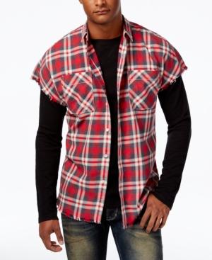American Rag Men's Garcia Plaid Cotton Shirt, Only At Macy's