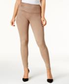Style & Co Faux-suede Leggings, Created For Macy's