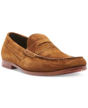 Donald Pliner Men's Nicola Washed Suede Penny Loafers Men's Shoes