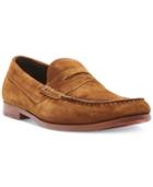 Donald Pliner Men's Nicola Washed Suede Penny Loafers Men's Shoes