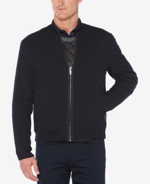 Perry Ellis Men's Textured Bomber Jacket