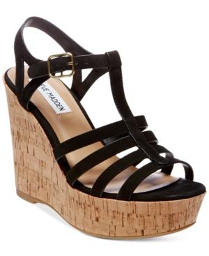 Steve Madden Women's Nalla Wedge Sandals Women's Shoes